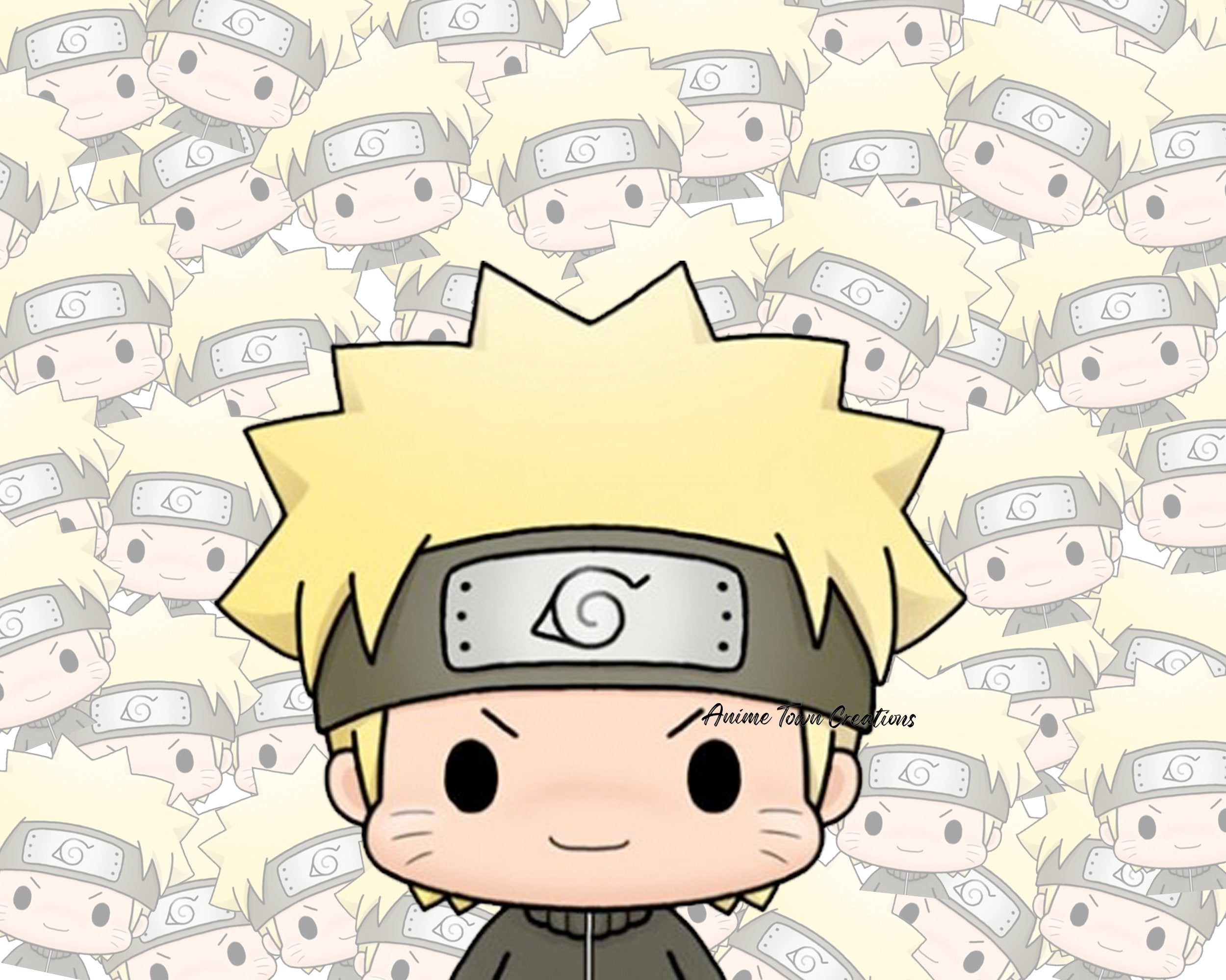 Chibi Naruto Peeker Sticker